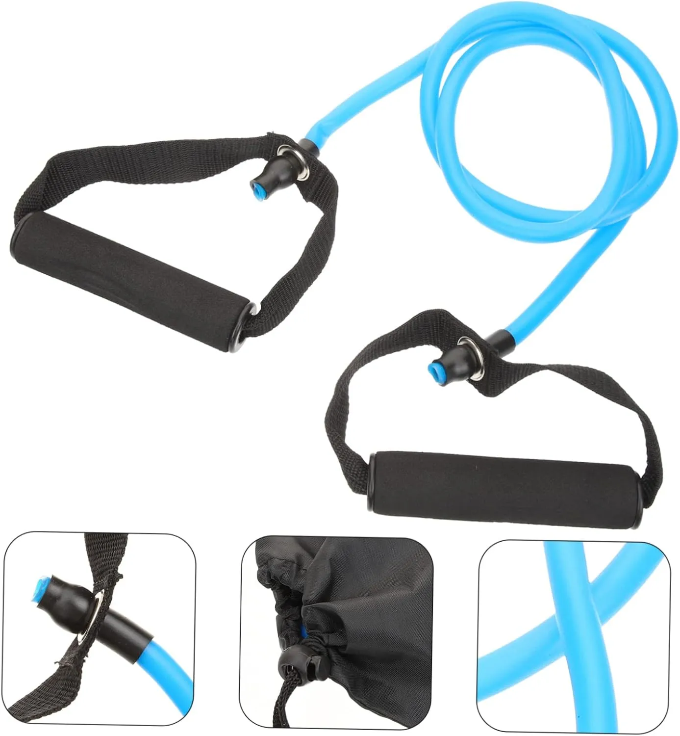 1 Set Fitness Resistance Band Excersing Equipment Workout Bands with Handles Heavy Duty Fitness Rope