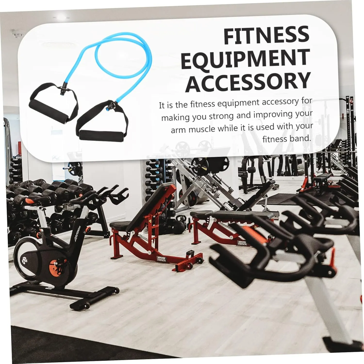 1 Set Fitness Resistance Band Excersing Equipment Workout Bands with Handles Heavy Duty Fitness Rope