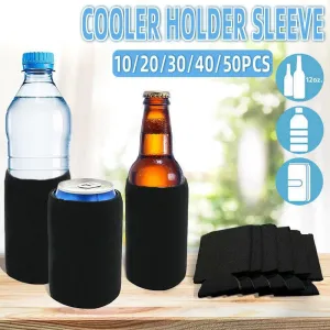10-50X Foldable Can Cooler Sleeve for Sublimation Heat Transfer
