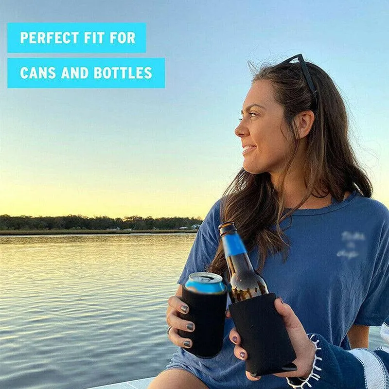 10-50X Foldable Can Cooler Sleeve for Sublimation Heat Transfer