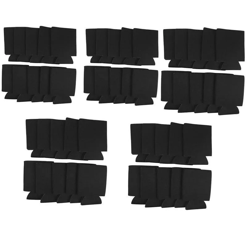 10-50X Foldable Can Cooler Sleeve for Sublimation Heat Transfer