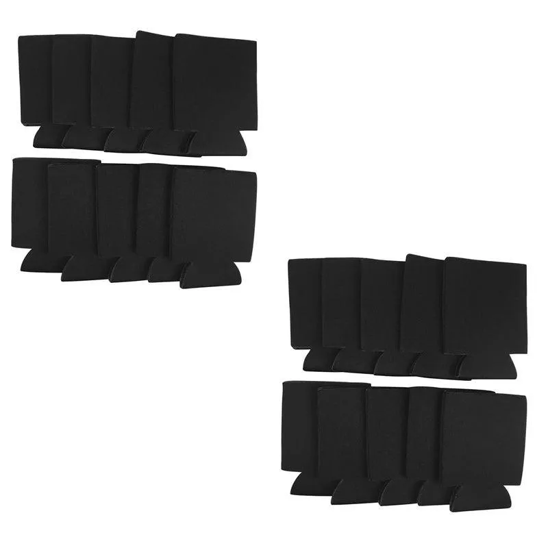 10-50X Foldable Can Cooler Sleeve for Sublimation Heat Transfer