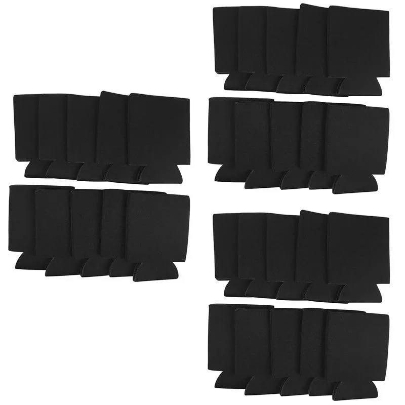 10-50X Foldable Can Cooler Sleeve for Sublimation Heat Transfer