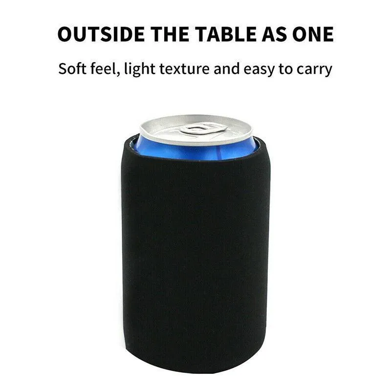 10-50X Foldable Can Cooler Sleeve for Sublimation Heat Transfer