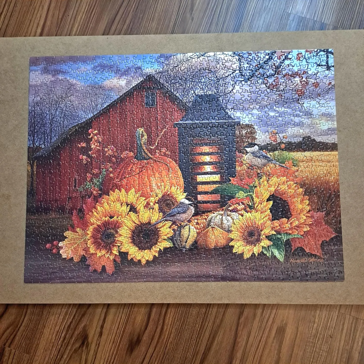 1000 Piece Puzzle, Fall Lantern - Autumn Colors, Jigsaw Puzzle for Adults and Kids