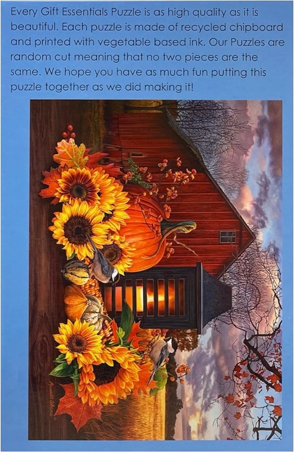 1000 Piece Puzzle, Fall Lantern - Autumn Colors, Jigsaw Puzzle for Adults and Kids