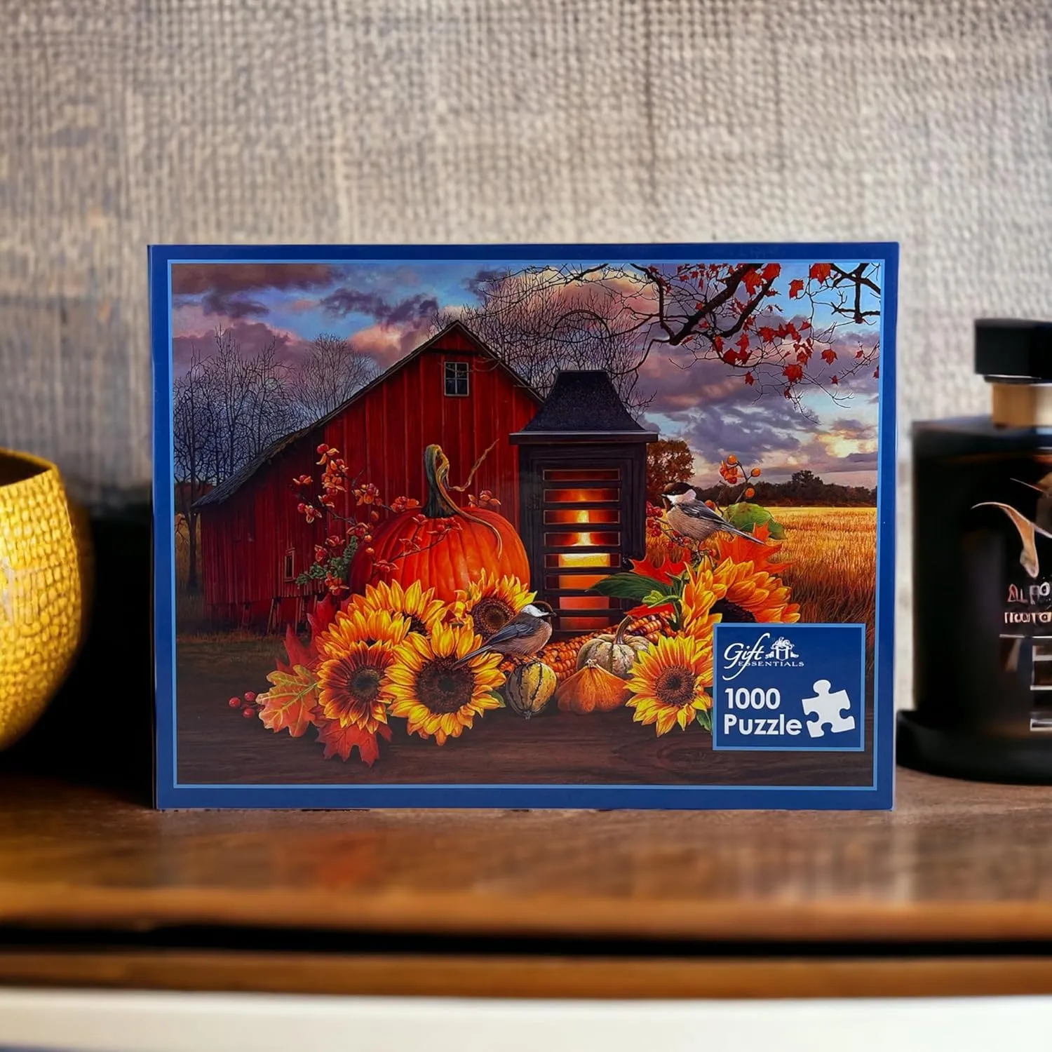 1000 Piece Puzzle, Fall Lantern - Autumn Colors, Jigsaw Puzzle for Adults and Kids