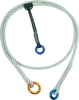 12mm Heavy Duty Prusik Climbing Rope & Cord Set - 30kN Main Rope   8kN Friction Cord, Zero-Slip Grip, 100% Polyester for Rock Climbing, Arborist & Rescue, 90cm/120cm/250cm (250CM)