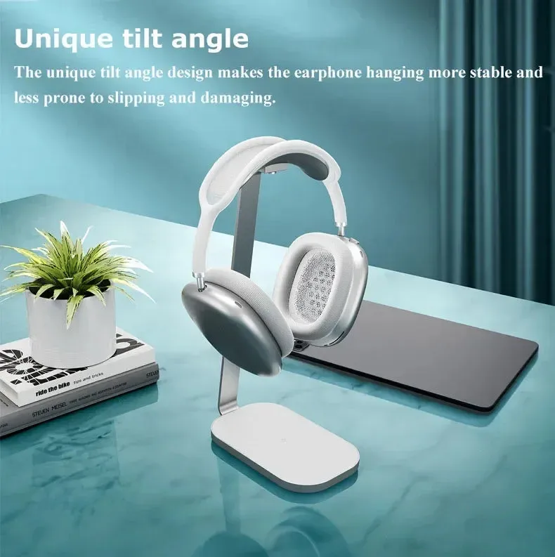 15W Wireless Charger 3-in-1 Stand for AirPods Max/Pro & PS5 Headset