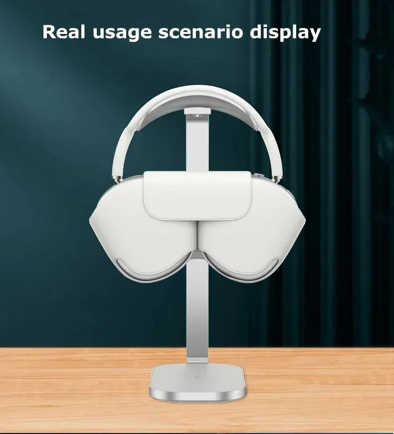 15W Wireless Charger 3-in-1 Stand for AirPods Max/Pro & PS5 Headset