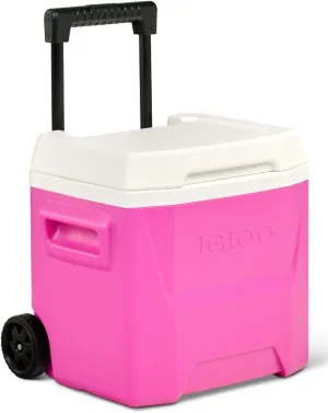 16 QT Laguna Ice Chest Cooler with Wheels, Pink