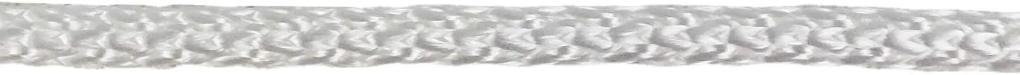 1/8 inch White Dacron Polyester Rope - 1000 Foot Spool | Solid Braid - Industrial Grade - High UV and Abrasion Resistance - Low Stretch