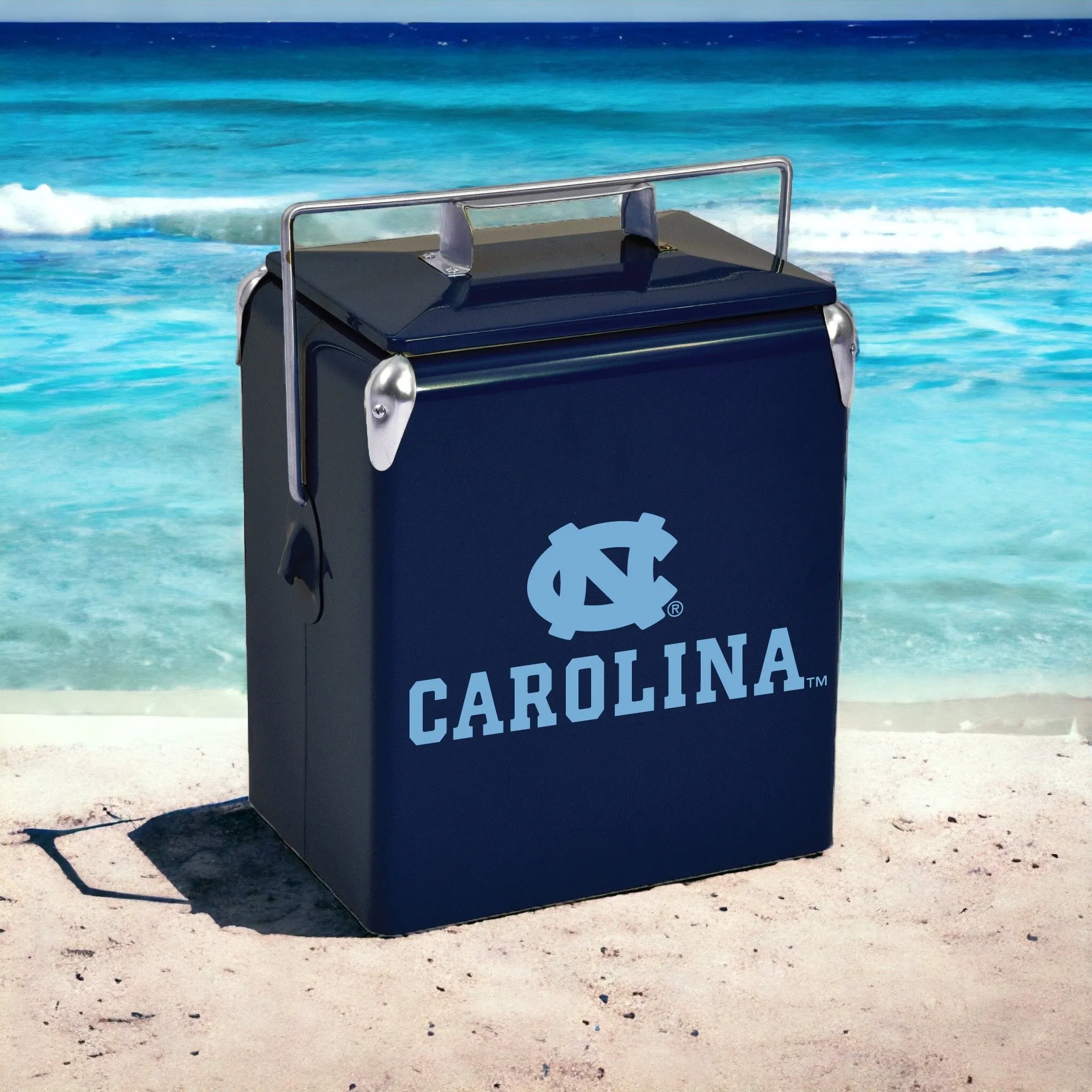 18qt North Carolina Tar Heels Vintage Party Cooler Party Cooler