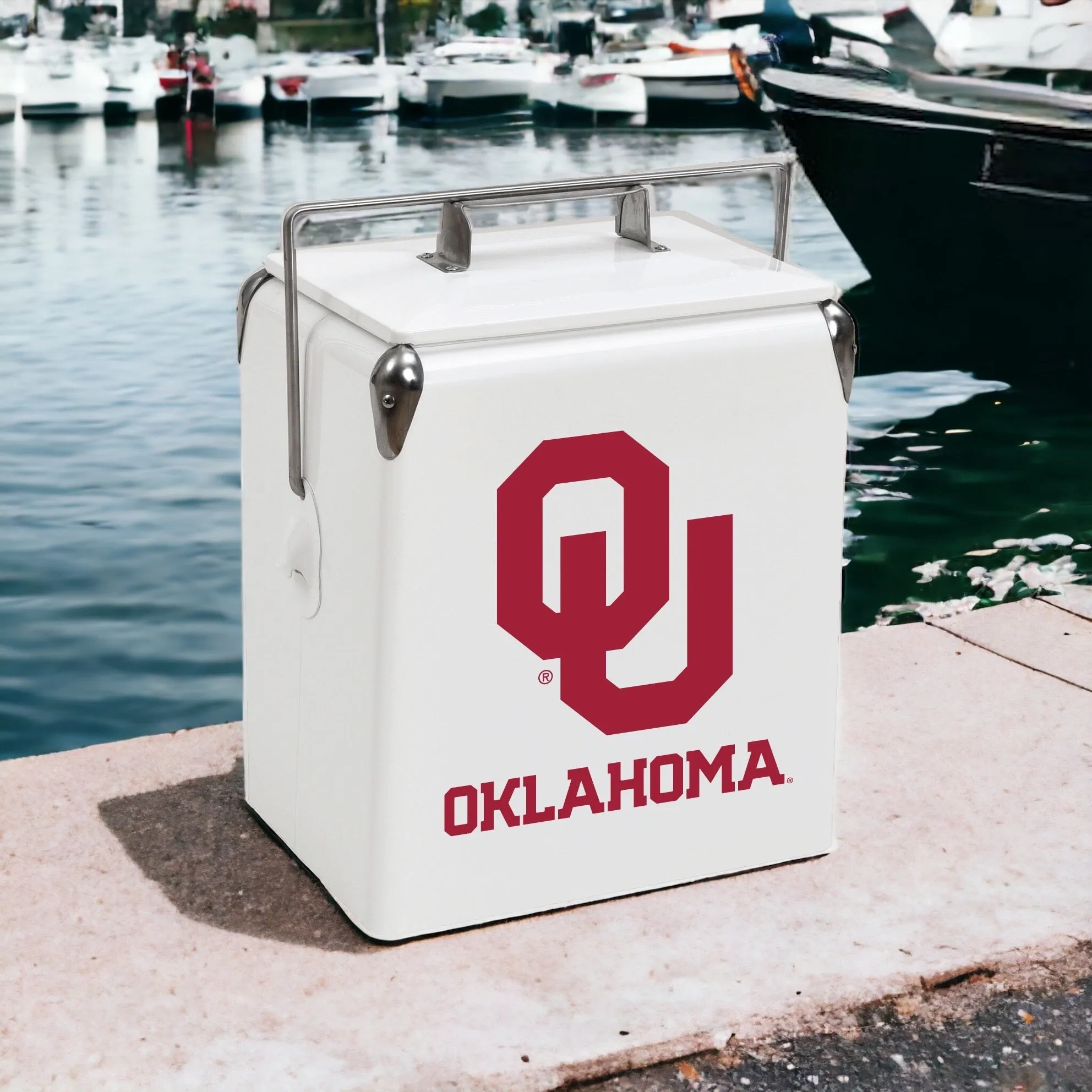 18qt Oklahoma Sooners Vintage Party Cooler Party Cooler