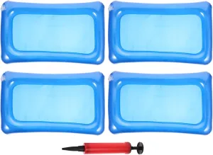 1set Inflatable Ice Serving Bar Reusable Cooler Tray for Food and Drinks for Pool Parties Bbqs and Picnics Floating Buffet Tray for Entertaining