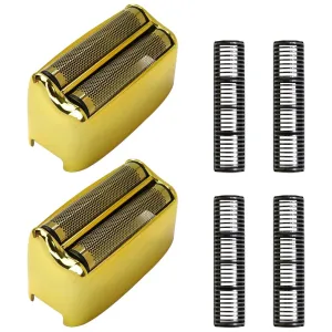 2 Pcs Replacment Gold Foil and Cutter for-PRO MetalFX Single Foil and Double Foil Shavers