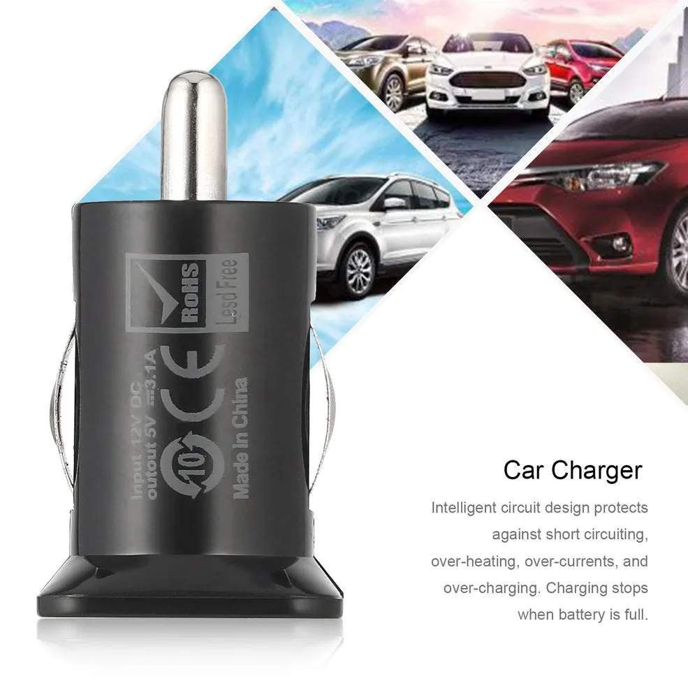 2-Ports Mini Car Charger