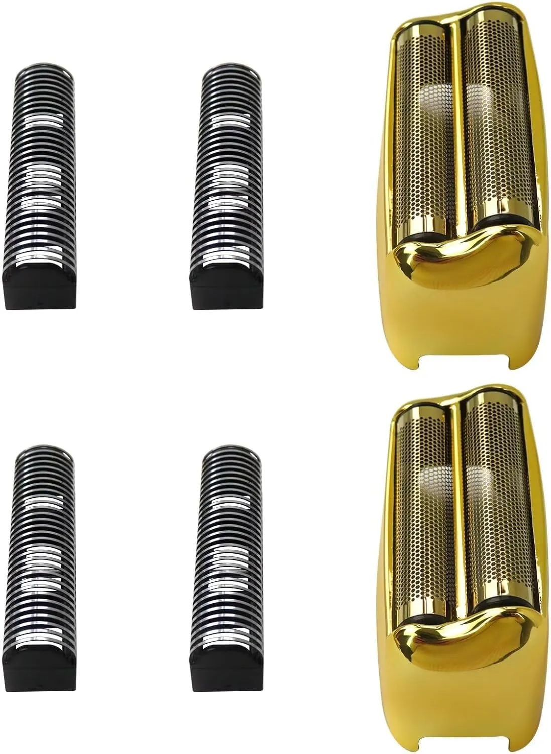 2 x Replacment Gold Foil and Cutter for PRO MetalFX Single Foil and Double Foil Shavers