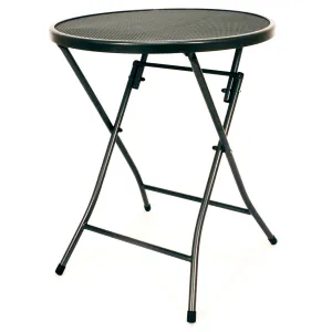 24" Round Folding Mesh Table
