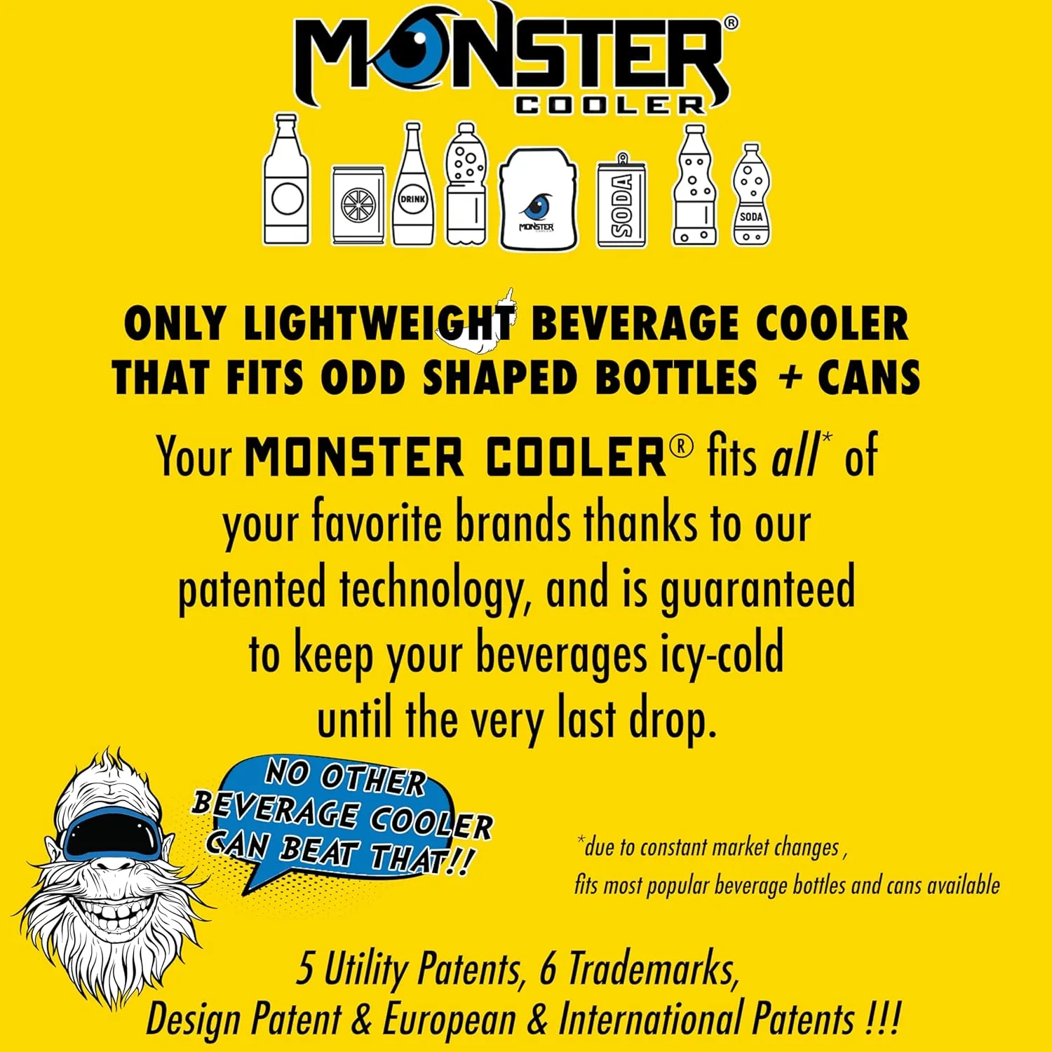 3-in-1 ONLY Lightweight and adjustable Can/Bottle Cooler | Indestructible | Fits odd Bottle Shapes and Sizes | for ice cold Hard Seltzer, Beer, Soda (Conch Shell- Pink, Single)