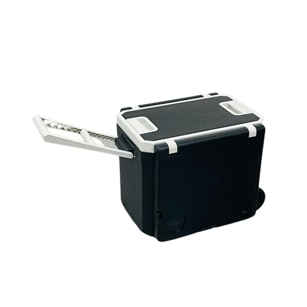 32L Cooler Box With Table And Chairs, Multifunctional Outdoor Camping Foldable Table and Chair Cooler Box