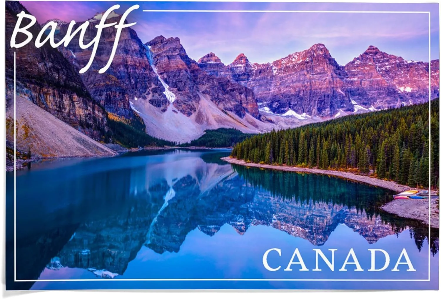 36x54 Inch Giclee Print, Banff, Canada, Moraine Lake Sunrise