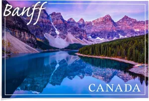 36x54 Inch Giclee Print, Banff, Canada, Moraine Lake Sunrise