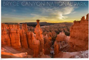 36x54 Inch Giclee Print, Bryce Canyon National Park, Utah, Thors Hammer Sunrise