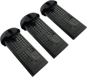 3.7V 400mAh Lithium Batteries(3PCS) for SYMA X22 X22W RC Quadcopter Drone Black Battery