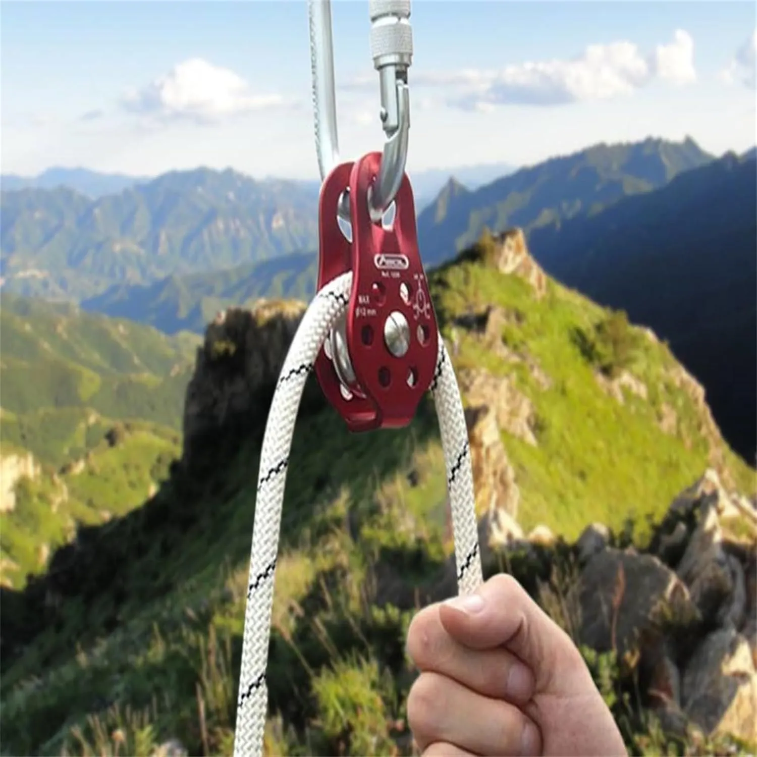 3/8In x 200FT 4800 lbs Breaking Strength,Double Braid Polyester Rope Breaking Strength Strong Pulling Rope,Heavy Duty Rope for Tie, Pull, Swing and Knot
