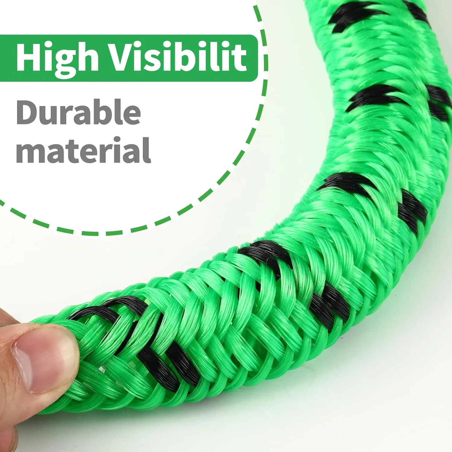 4 Pcs Boat Bungee Dock Lines, 4 Feet Mooring Rope for Docking Stretches to 6 Feet, Mooring Line Boat Accessories Docking Ropes PWC Dock Ties for Boats with a Hook (Green and Black)