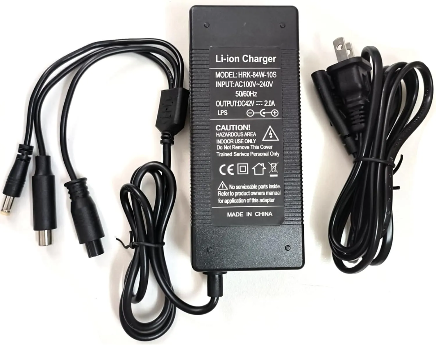 42V 2A/ 1.5A Universal 3-in-1 Charger for 36V Electric Phantomgogo A9 A8 Commuter R1, VOLPAM SP06 SP03, Aovo pro/Aovopro (36V) Sisigad Swagtron GOTRAX Hiboy for Hover-1 Segway Ninebot