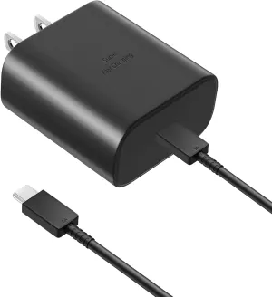 45W Super Fast Charger USB Type C Charger Cord 6.6FT with Android Phone Charger Fast Charging Block for Samsung Galaxy S25/S25 Ultra/S25 /S24 Ultra/S24/S24 /S23 Ultra/S23/S22/S20/S21/Note 20/Note 10