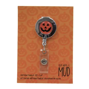 (47264) Pumpkin Retractable Id Clip