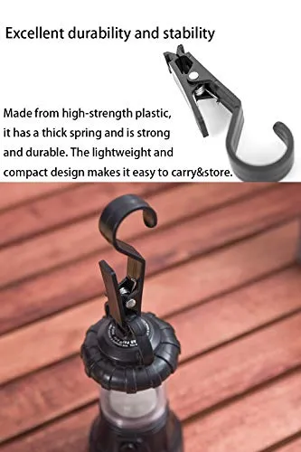 4pcs Light Hook Multifunctional Tent Canopy Clip Outdoor Camping