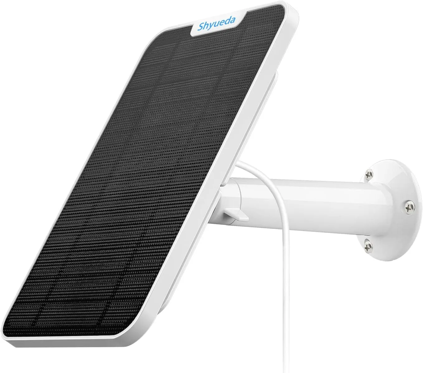 4W Solar Panel Charging Compatible with Arlo Essential Spotlight/XL Cameras Only, with 13.1ft Waterproof Charging Cable, IP65 Weatherproof,Includes Secure Wall Mount(3-Pack)(Micro USB Type)
