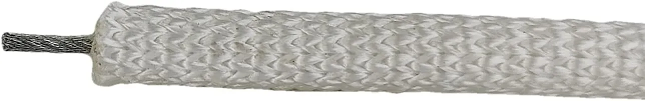 5/16 inch Wire Center Polyester Flagpole Rope - 100 Foot Spool | Industrial Grade - High UV and Abrasion Resistance - Tamper Resistant Steel Cable Core