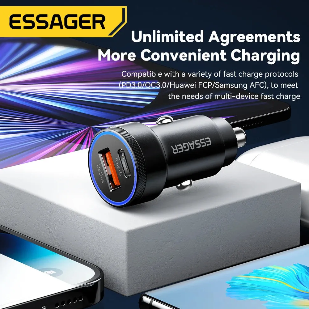 54W USB Car Charger, 5A Fast Charge QC 3.0, SCP AFC, 30W USB Type C Quick Charging