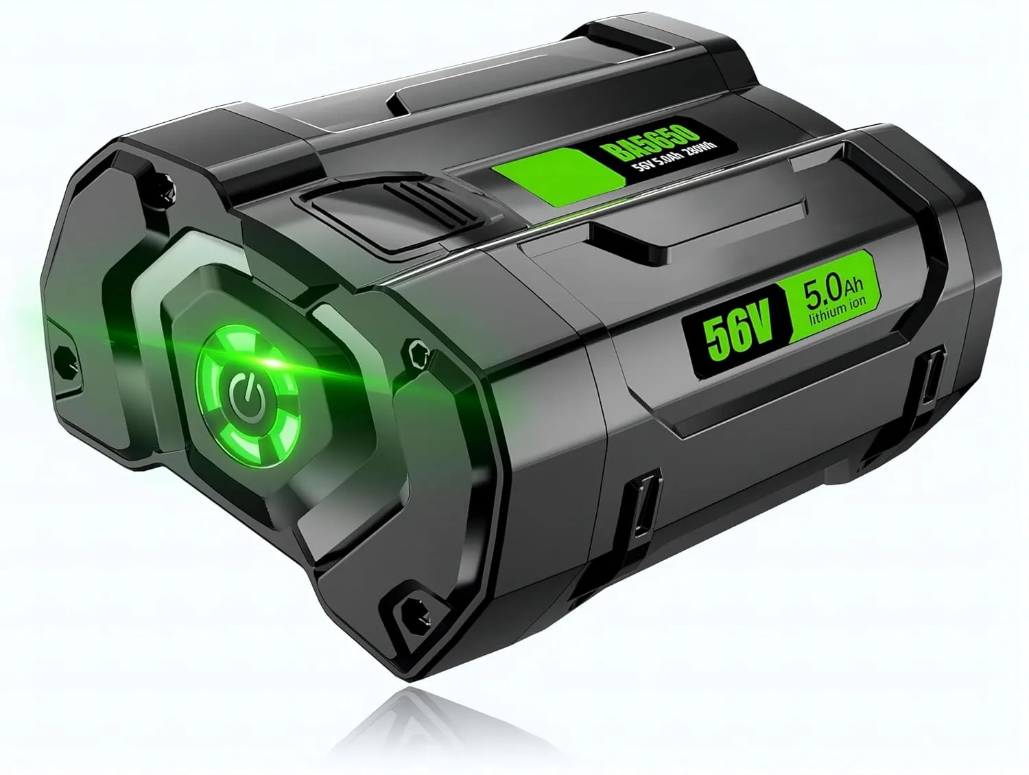 56V 5000mAh Replacement for EGO 56V Battery BA2800 BA4200 Lithium Ion Battery Compatible with EGO Power  Cordless Tool Battery Pack