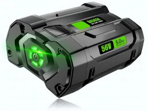 56V 5000mAh Replacement for EGO 56V Battery BA2800 BA4200 Lithium Ion Battery Compatible with EGO Power  Cordless Tool Battery Pack