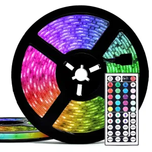 5M/10M LED Strip RGB USB 5050 SMD LED Lights 0.5/1/2/3M Light Strip With Remote Control Desktop Holiday Wall Room TV BackLight