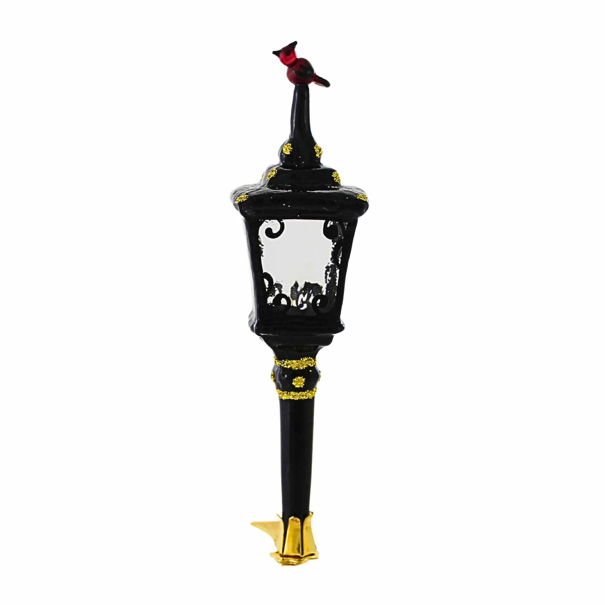 (64412) Cardinal On Lantern Clip On