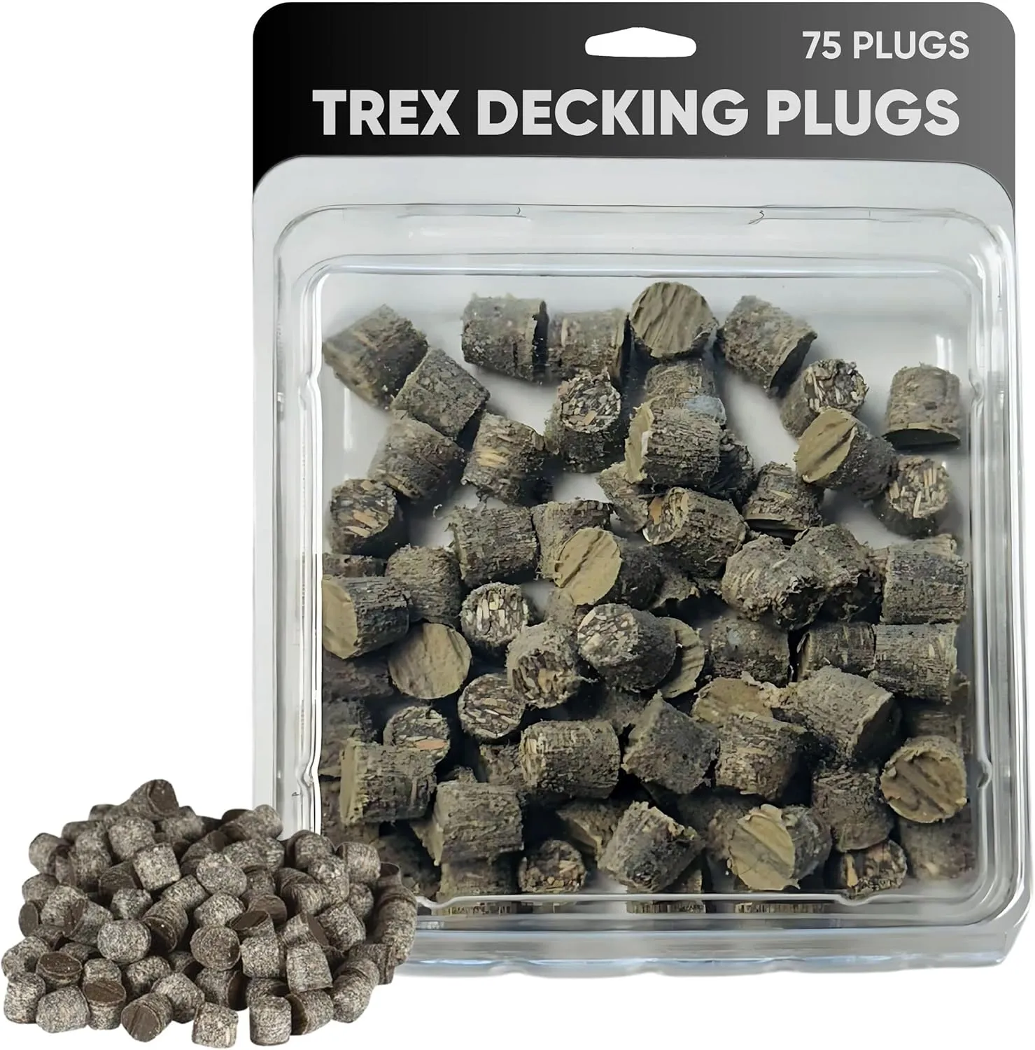 75 Plugs for Decking 1/4” Plug Deck Original Trex Composite - Transcend Rope Swing