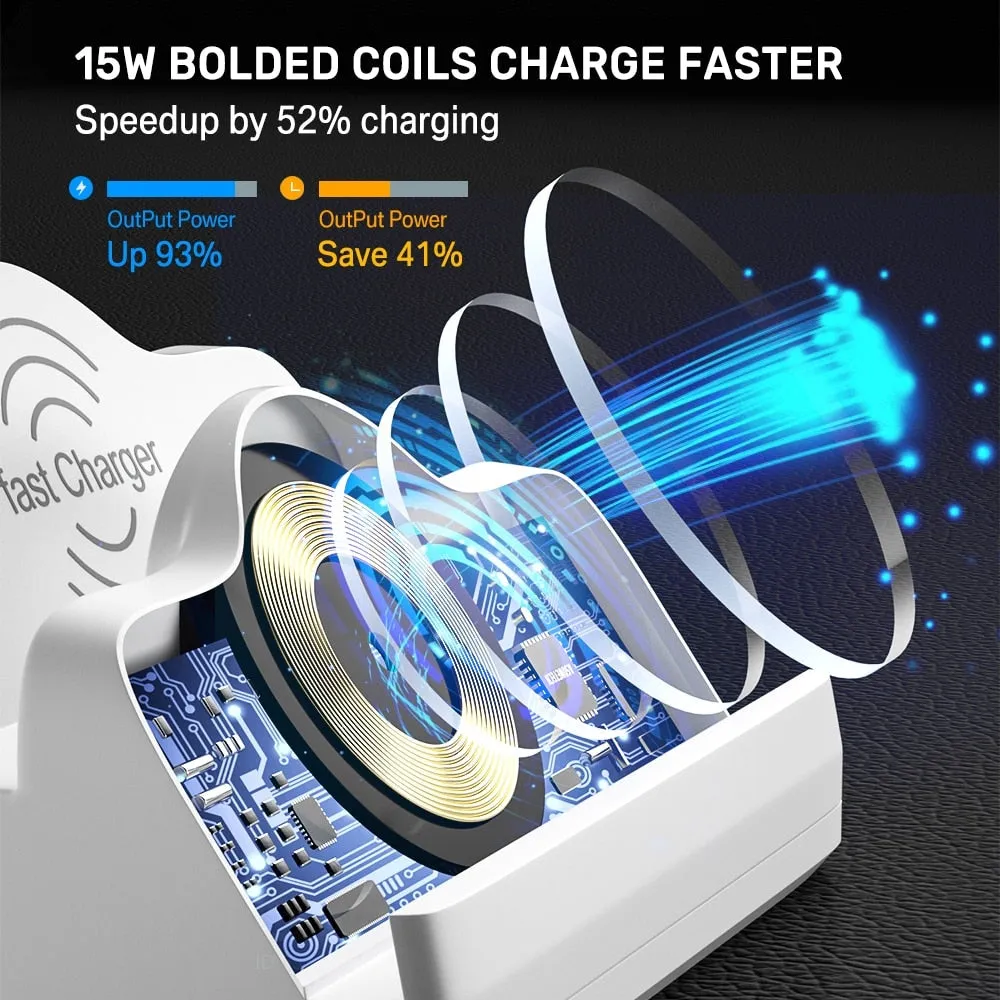 80W 6 Port USB Charger Station