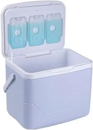 8/18/33 L Triple-Layered PP Air Tight Drybox Cooler and Small Hard Shell Lunchbox with Handle, Small Insulated Cooler for Camping
