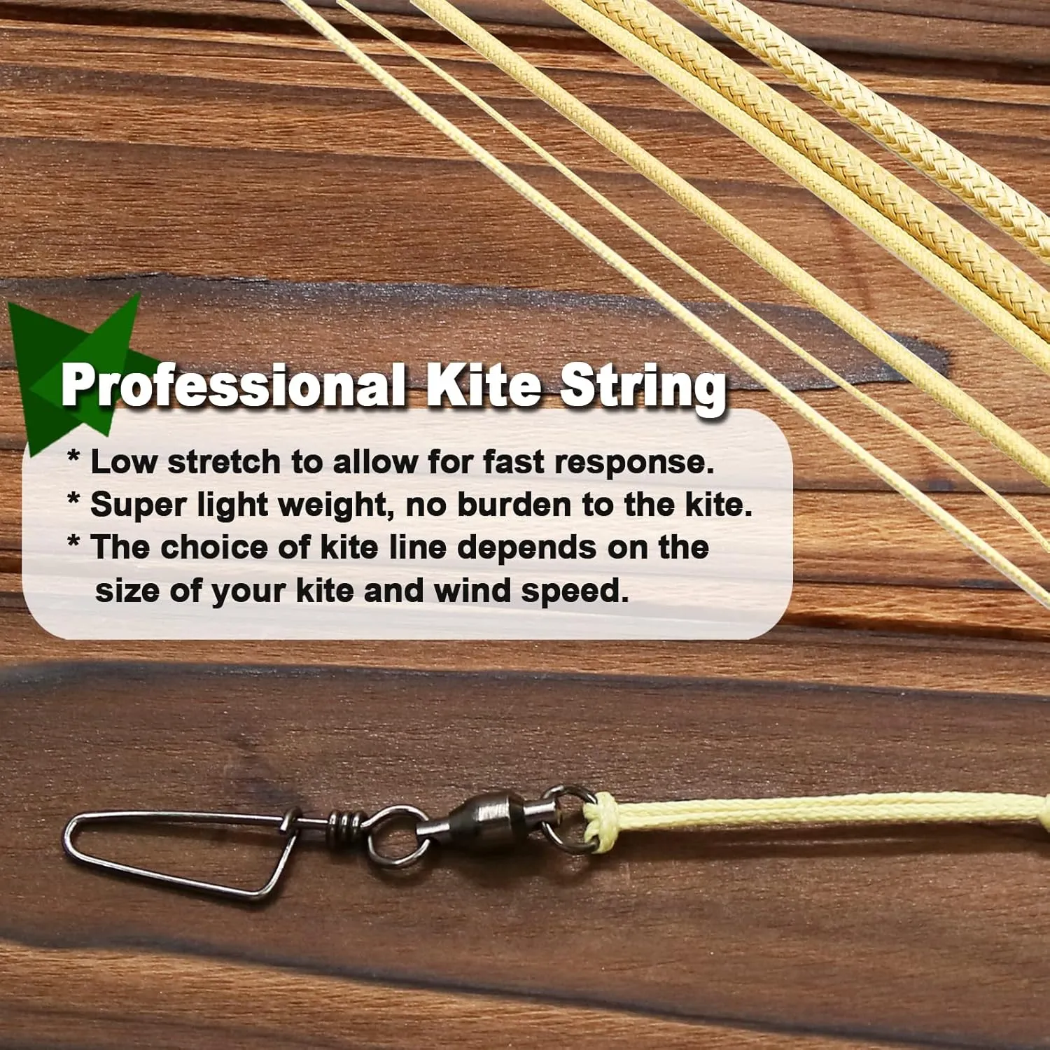 9KM DWLIFE Kevlar Kite String, 70lb 1000Ft, Braided Kevlar Line, Low Stretch, High Strength, Heavy Duty, Fishing Assist Cord, Camping, Hiking, Outdoor Survival Rope