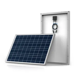 ACOPOWER 100W Polycrystalline Solar Panel For 12V Battery Charging