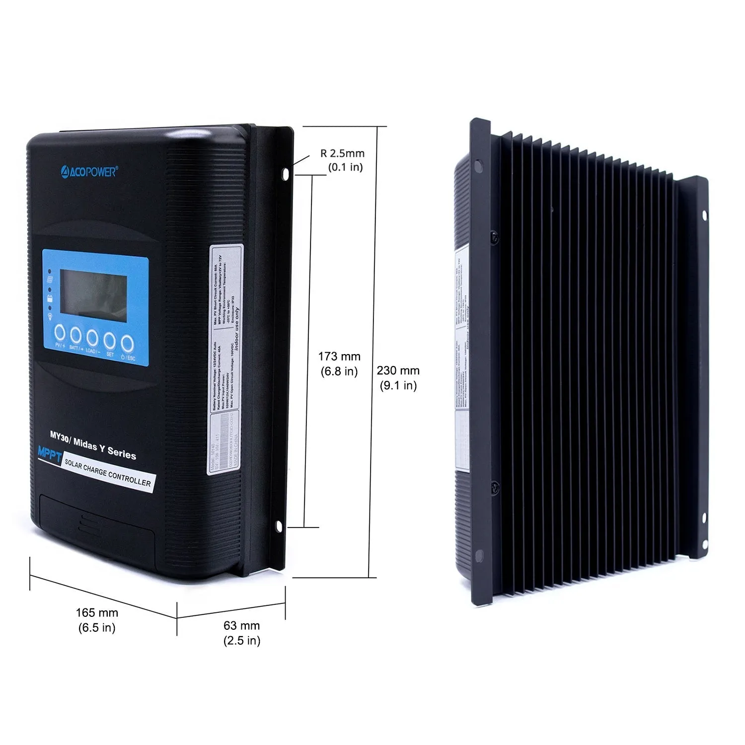 ACOPOWER 300W Mono Solar RV Kit, With 30A MPPT Charge Controller