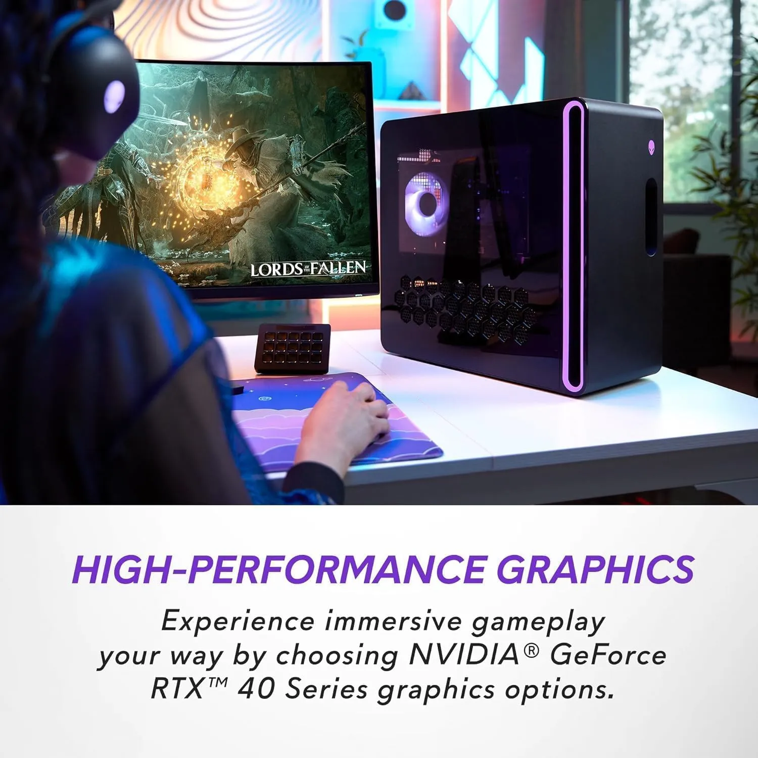 Alienware Aurora R16 Gaming Desktop - 24-core i9-13900F, NVIDIA GeForce RTX 4070, 64GB DDR5 RAM, 2TB SSD, 1TB HDD, Windows 11 Pro, Bundle JAWFOAL Accessories
