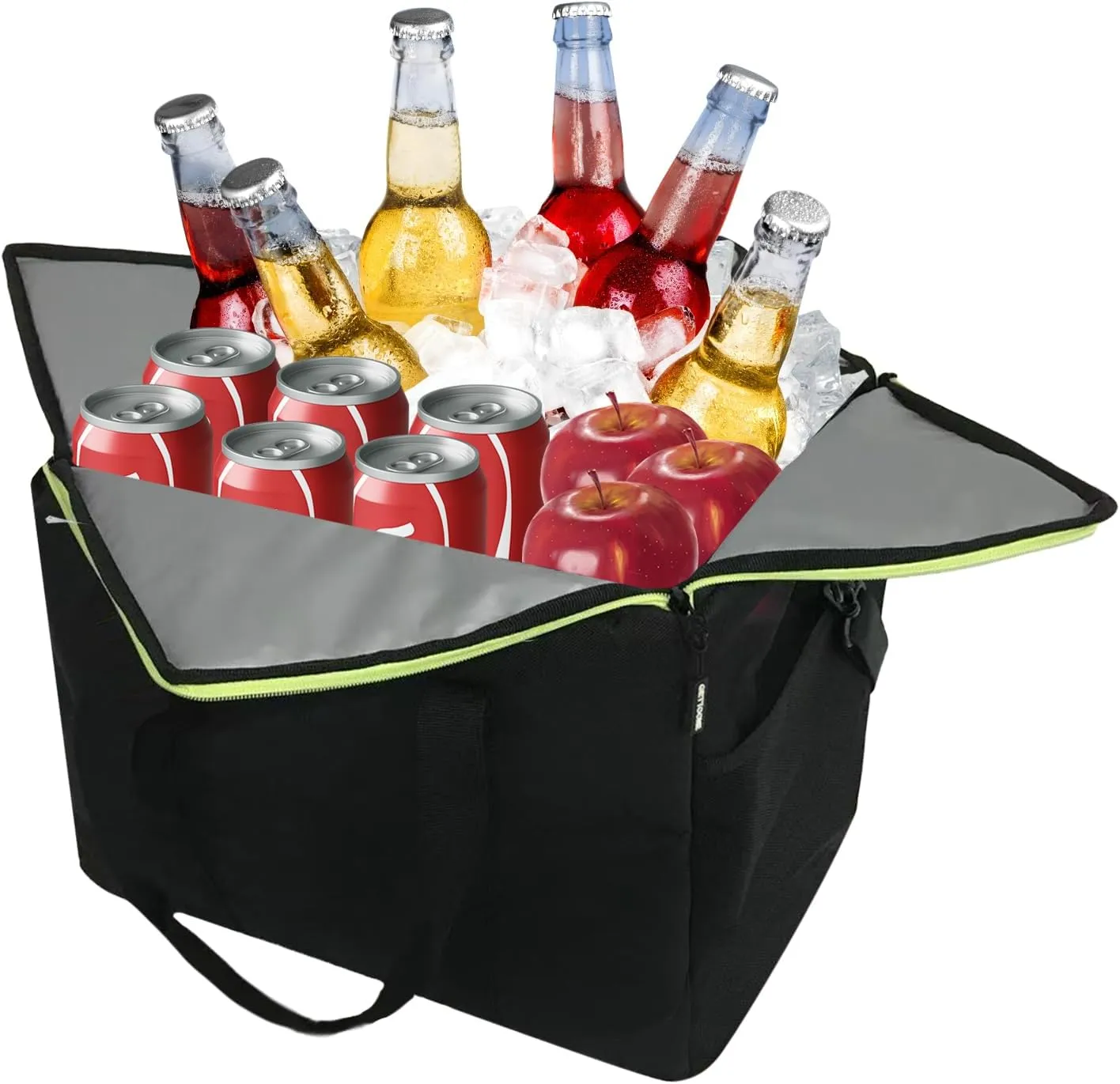 All-in-One Party Cooler Bag with Folding Design and Insulated Compartments -GETTOONE Ideal for Tailgating and Outdoor Events!